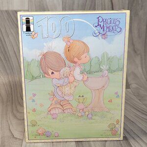 Precious Moments Water Fountain Friends Puzzle 100 Pieces New VTG